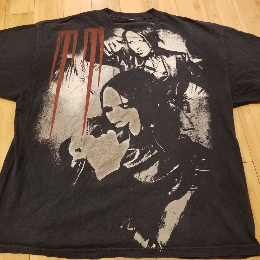 Marilyn Manson tee band tee  rare vintage